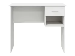 Mesa com gaveta Branco 90 x 49 x 75 cm Madeira processada