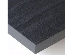 Mesa Consola Extensível, 160x90x77cm, Para 8 pessoas, Mesa de Jantar, Preto