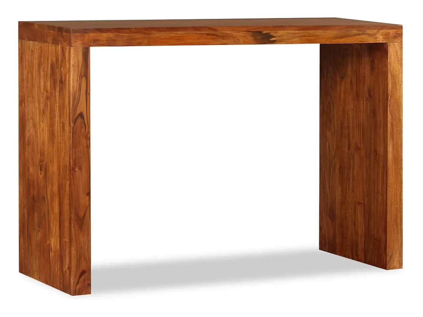 Mesa consola madeira maciça c/ acabamento a mel 110x40x76 cm