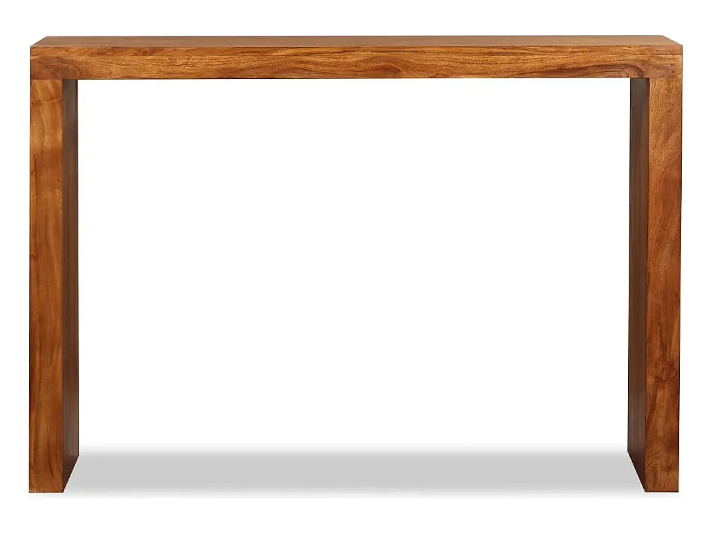 Mesa consola madeira maciça c/ acabamento a mel 110x40x76 cm