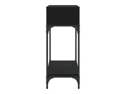 Mesa consola 100x30,5x75 cm derivados de madeira preto