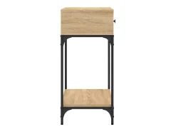 Mesa consola 75x34,5x75 cm derivados de madeira carvalho sonoma