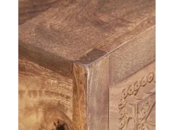 Mesa consola 90x30x75 cm madeira de mangueira maciça