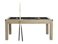 Mesa convertível bilhar e pingue-pongue cor natural clara C182 x L102 x A80 cm HENK