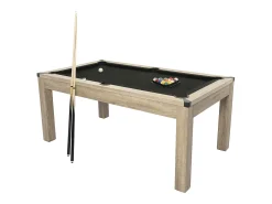 Mesa convertível bilhar e pingue-pongue cor natural clara C182 x L102 x A80 cm HENK