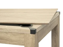 Mesa convertível bilhar e pingue-pongue cor natural clara C182 x L102 x A80 cm HENK