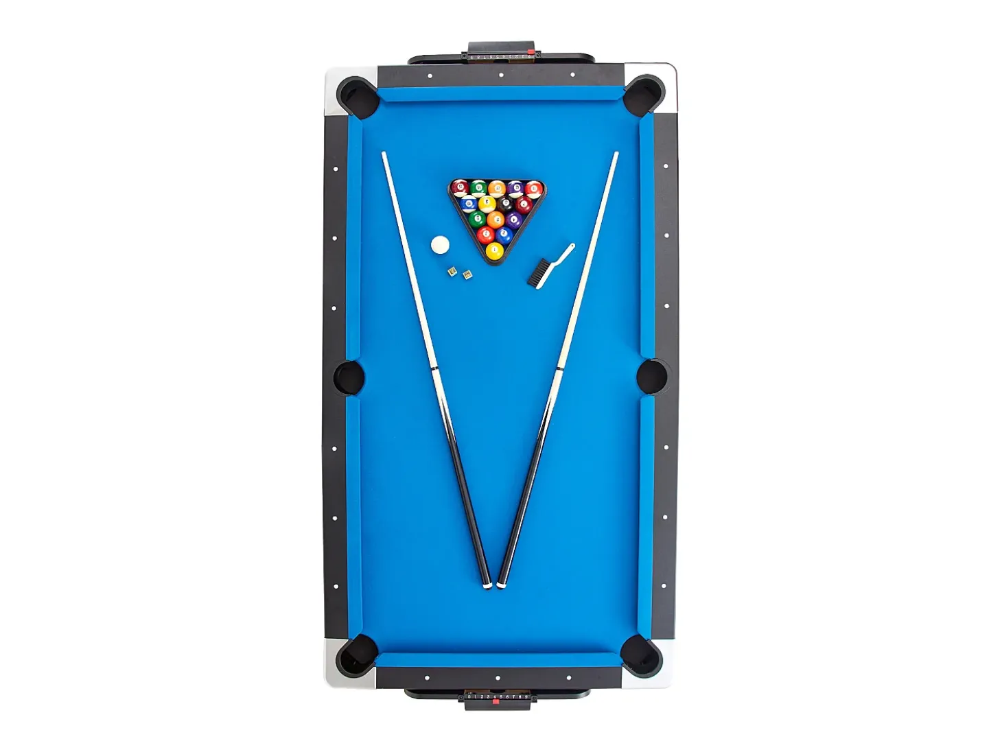 Mesa de Air Hockey, SucceBuy Mesa Giratória Multijogos para Bilhar, Air Hockey e Ténis de Mesa