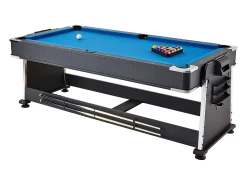 Mesa de Air Hockey, SucceBuy Mesa Giratória Multijogos para Bilhar, Air Hockey e Ténis de Mesa