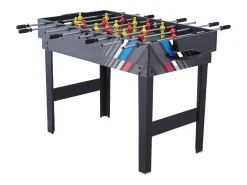 Mesa de Air Hockey, SucceBuy Mesa de Jogo Combinada 4 em 1 122 cm, Air Hockey, Matraquilhos, Ténis de Mesa, Bilhar