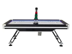 Mesa de Air Hockey, SucceBuy Mesa de Air Hockey com Placar LED, Acessórios Incluídos