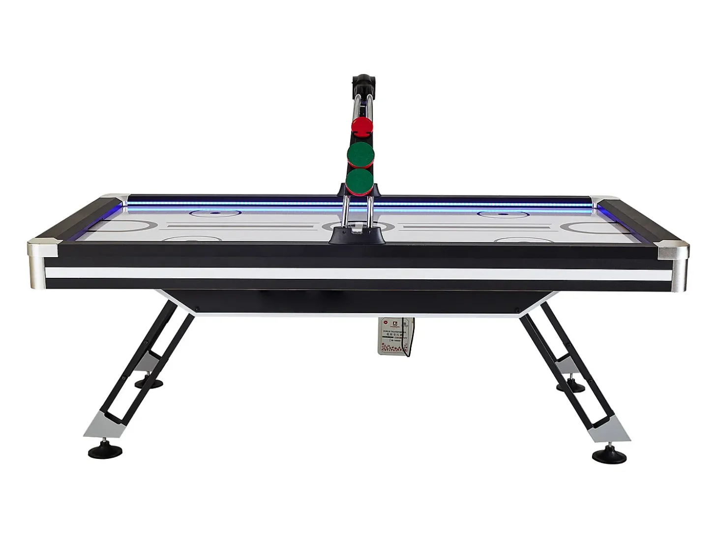 Mesa de Air Hockey, SucceBuy Mesa de Air Hockey com Placar LED, Acessórios Incluídos
