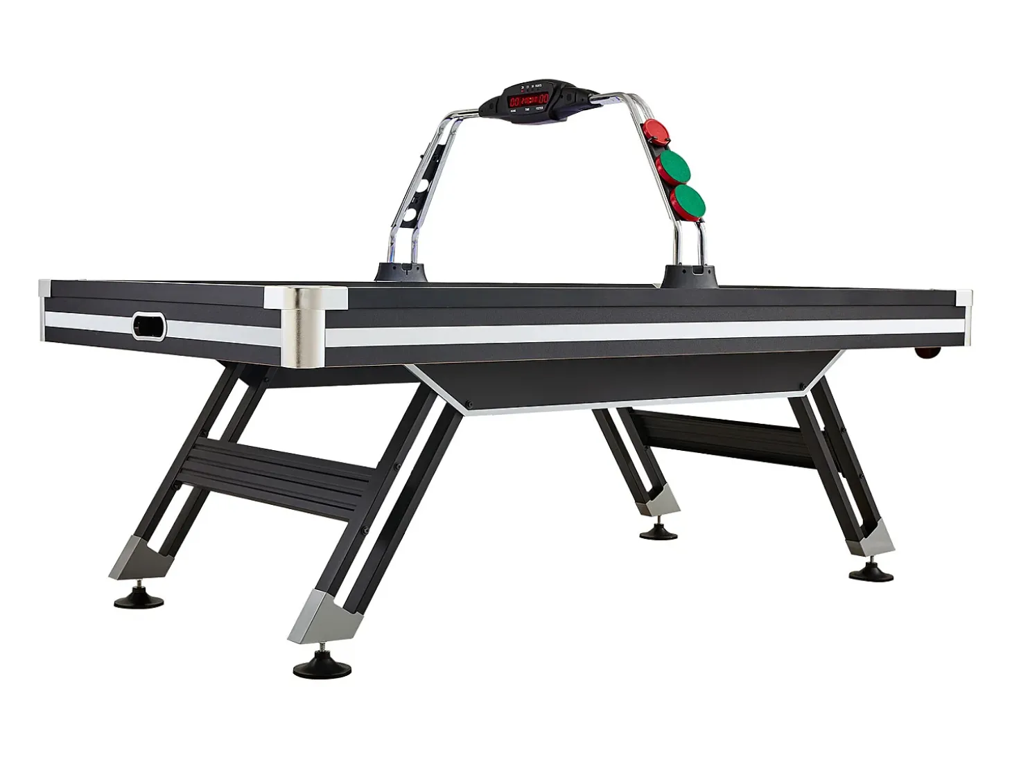 Mesa de Air Hockey, SucceBuy Mesa de Air Hockey com Placar LED, Acessórios Incluídos
