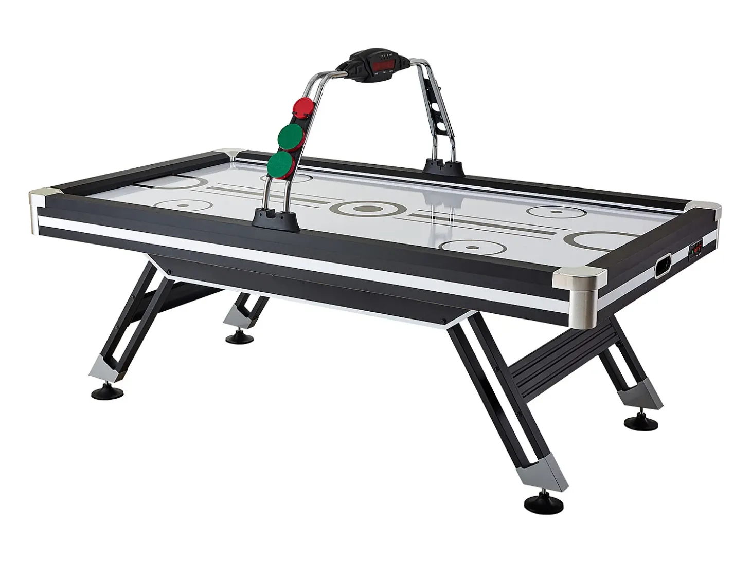 Mesa de Air Hockey, SucceBuy Mesa de Air Hockey com Placar LED, Acessórios Incluídos