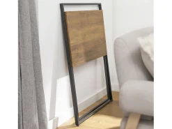 Mesa de apoio dobrável SoBuy Mesas dobráveis para interior Mesas dobráveis que poupam espaço Secretária pequena (preto) FWT88-F