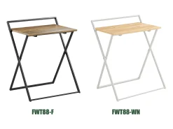 Mesa de apoio dobrável SoBuy Mesas dobráveis para interior Mesas dobráveis que poupam espaço Secretária pequena (preto) FWT88-F