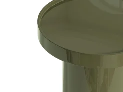 Mesa de apoio em MDF - Verde cáqui lacado - SYBEVA