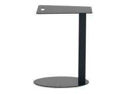 Mesa de apoio em metal preto