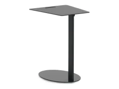 Mesa de apoio em metal preto