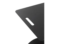Mesa de apoio em metal preto