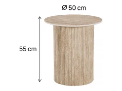Mesa de apoio, mesa de apoio, mesa de cabeceira em cerâmica 
