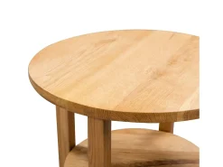 Mesa de apoio 40x50 cm madeira carvalho maciça