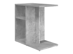 Mesa de apoio 50x30x50 cm contraplacado cinzento cimento