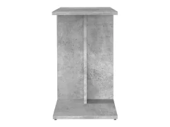 Mesa de apoio 50x30x50 cm contraplacado cinzento cimento