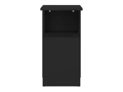 Mesa de apoio 36x30x56 cm contraplacado preto