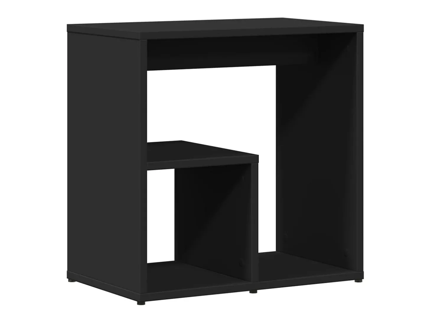 Mesa de apoio 50x30x50 cm contraplacado preto