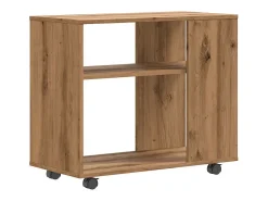Mesa de apoio 70x35x55 cm derivados madeira carvalho artisiano