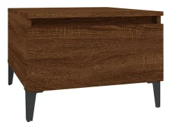 Mesa de apoio 50x46x35 cm derivados madeira carvalho castanho
