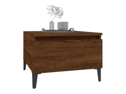 Mesa de apoio 50x46x35 cm derivados madeira carvalho castanho