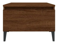 Mesa de apoio 50x46x35 cm derivados madeira carvalho castanho