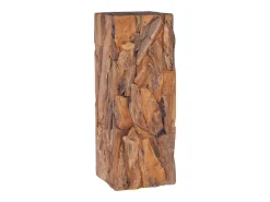 Mesa de apoio 30x30x80 cm madeira de teca maciça