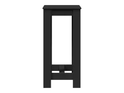 Mesa de bar 51x50x103,5 cm derivados de madeira preto