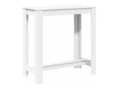 Mesa de bar 102x50x103,5 cm derivados de madeira branco