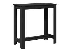Mesa de bar 102x50x103,5 cm derivados de madeira preto