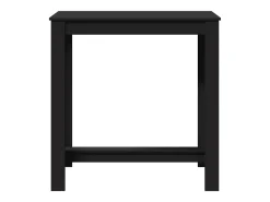 Mesa de bar 102x50x103,5 cm derivados de madeira preto
