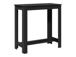 Mesa de bar 102x50x103,5 cm derivados de madeira preto