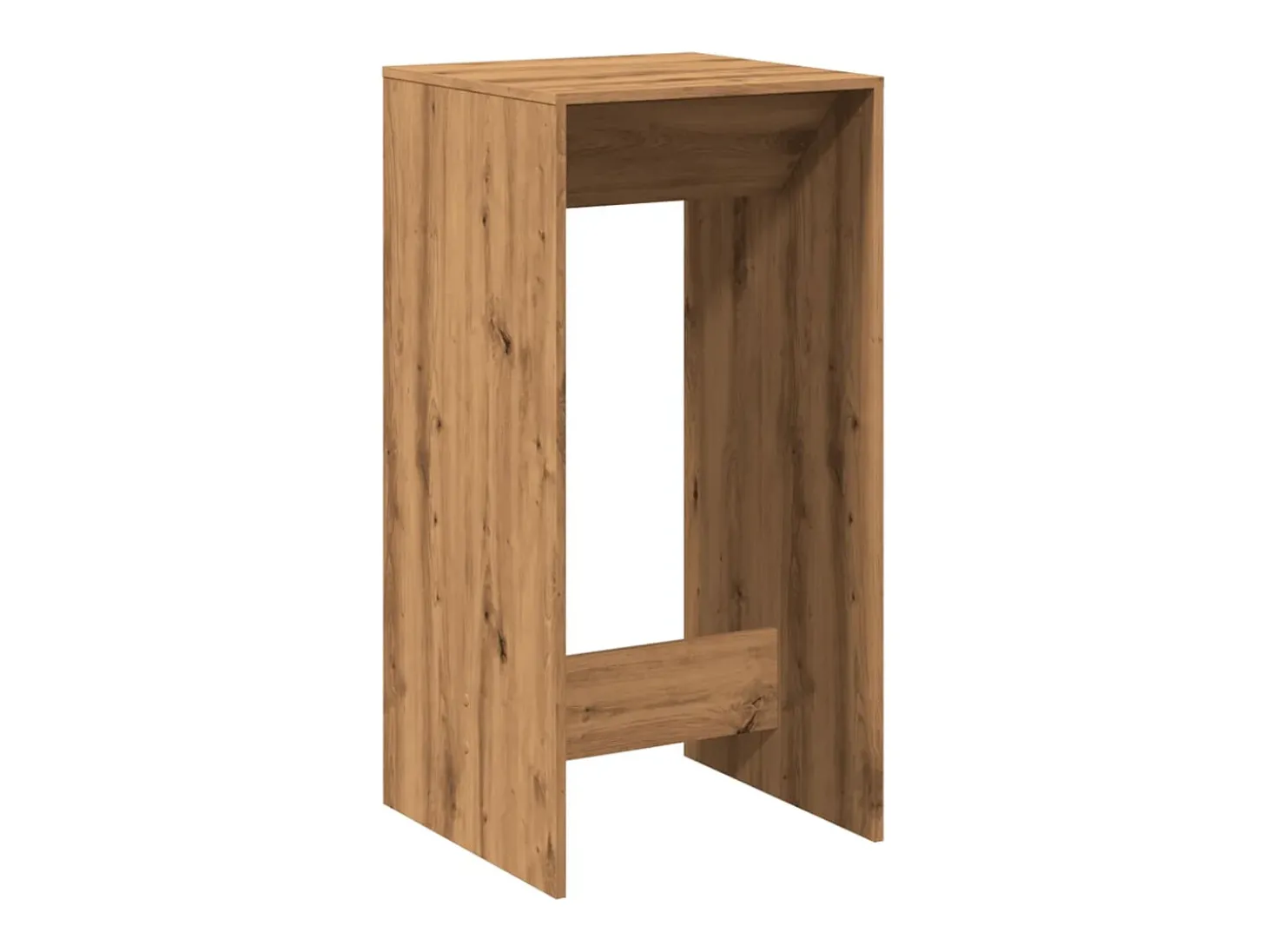 Mesa de bar 51x50x103,5 cm derivados madeira carvalho artisiano