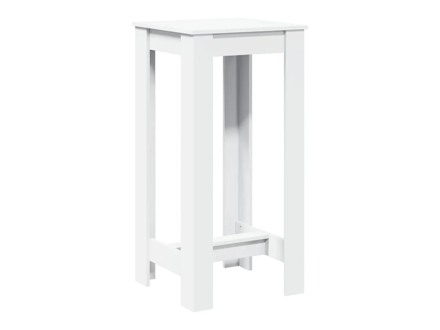 Mesa de bar 51x50x103,5 cm derivados de madeira branco