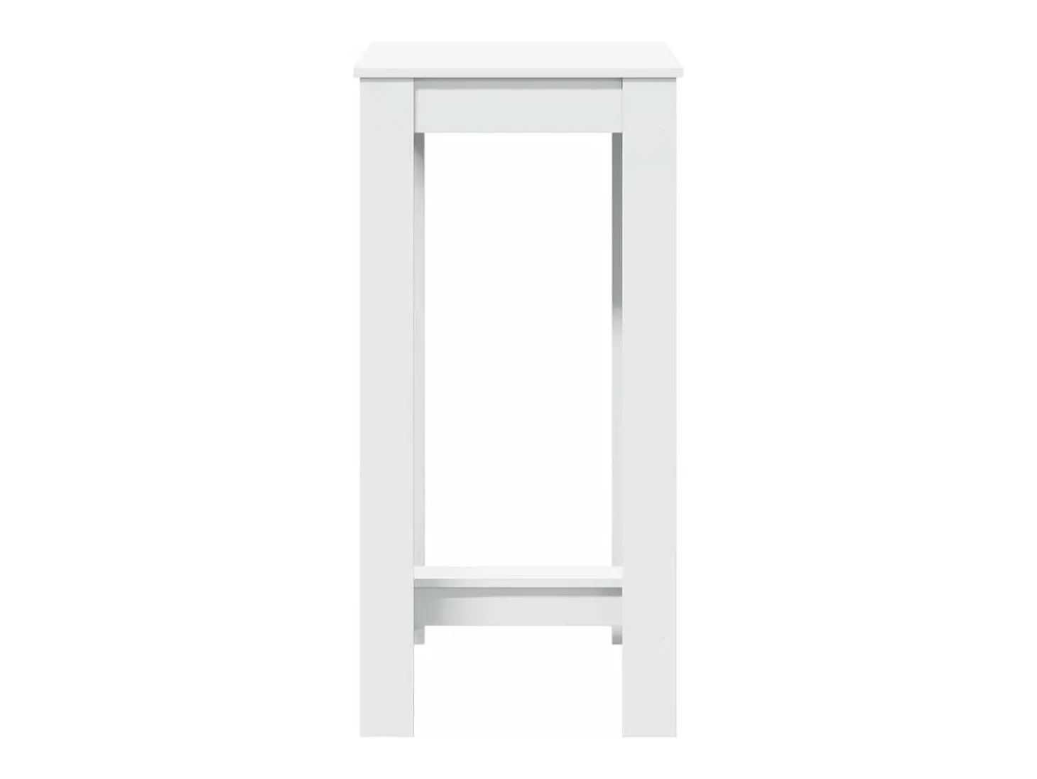 Mesa de bar 51x50x103,5 cm derivados de madeira branco