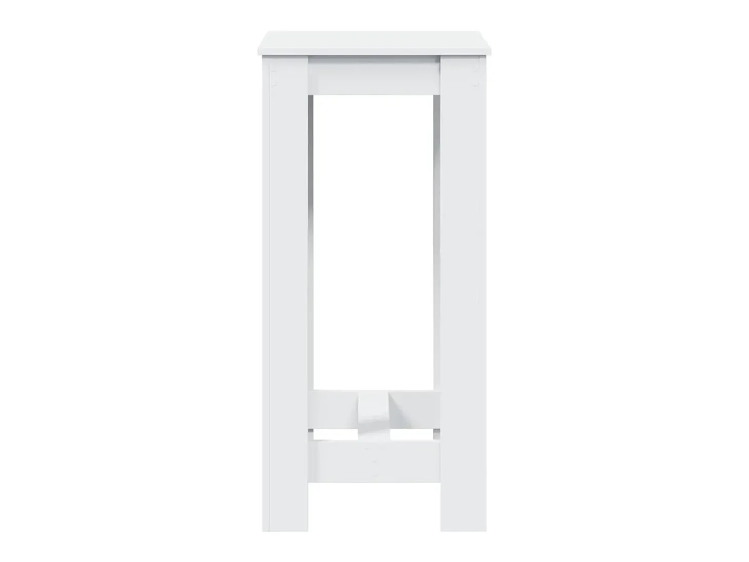 Mesa de bar 51x50x103,5 cm derivados de madeira branco
