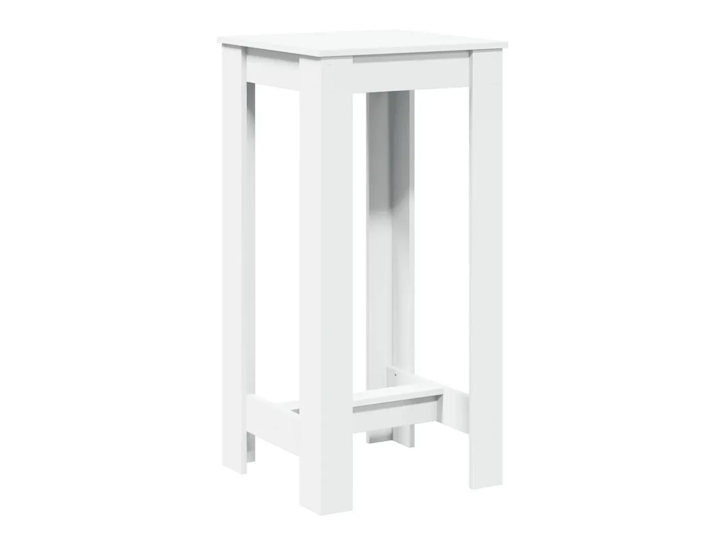 Mesa de bar 51x50x103,5 cm derivados de madeira branco