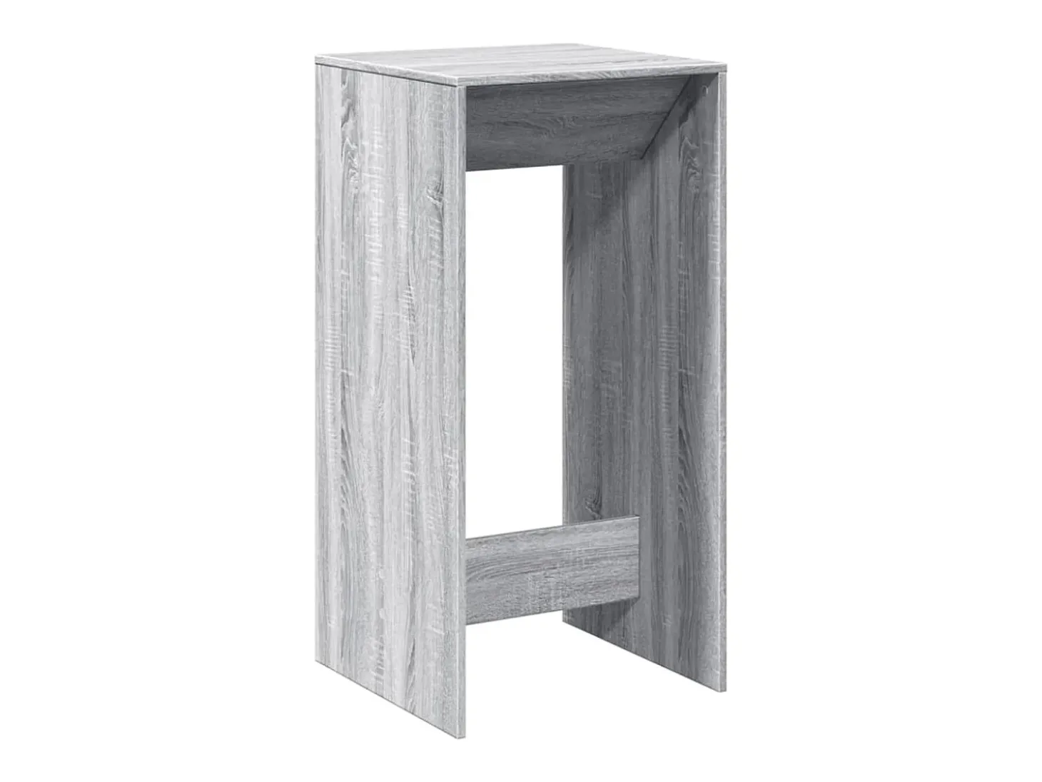 Mesa de bar 51x50x103,5 cm derivados de madeira cinzento sonoma