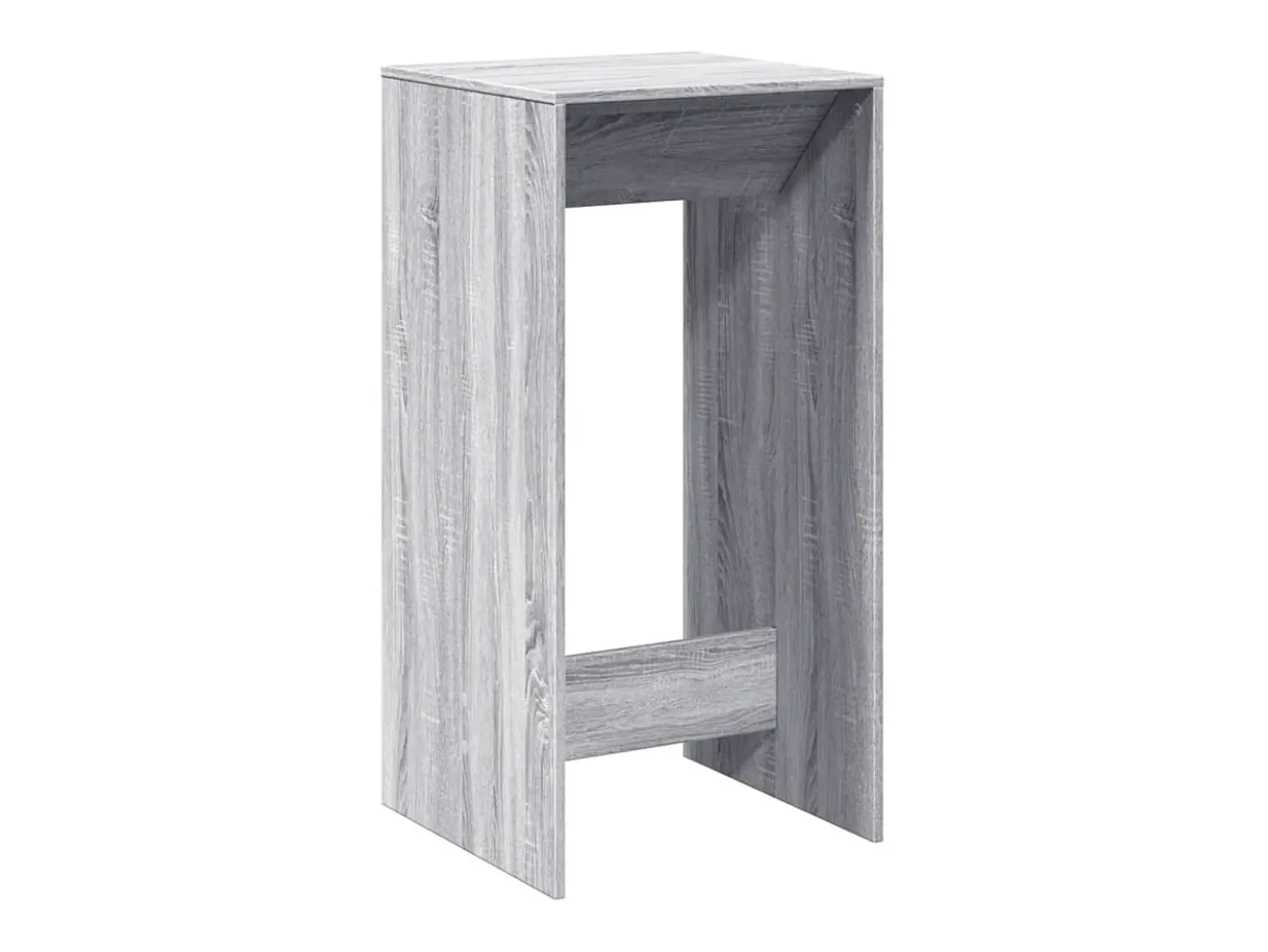 Mesa de bar 51x50x103,5 cm derivados de madeira cinzento sonoma