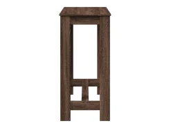 Mesa de bar 102x50x103,5 cm derivados madeira carvalho castanho