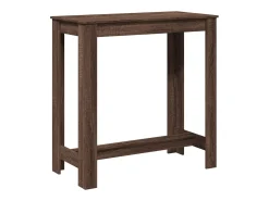 Mesa de bar 102x50x103,5 cm derivados madeira carvalho castanho
