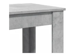 Mesa de bar 102x50x103,5 cm derivados madeira cinzento cimento