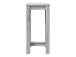 Mesa de bar 51x50x103,5 cm derivados de madeira cinzento sonoma